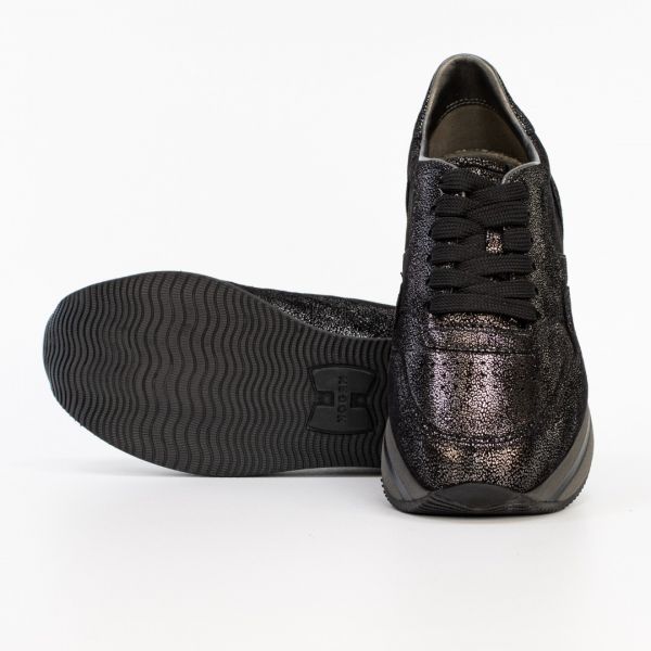 Кроссовки Hogan H222 Nuovo Sportivo XL Allaciato DTX Argento.