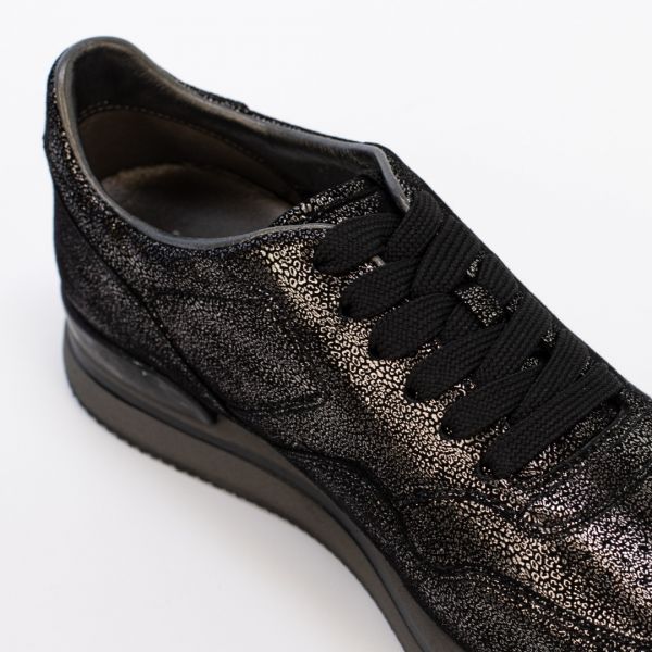 Кроссовки Hogan H222 Nuovo Sportivo XL Allaciato DTX Argento.