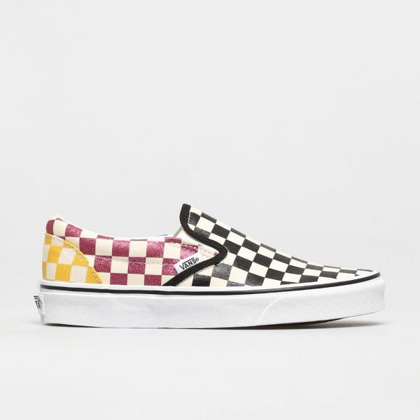 Кеди Vans Classic Slip-On Glitter Check.