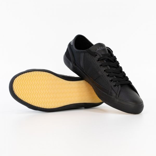 Кеды Lacoste Sideline 0721 1 CMA BLK/BLK CNV/LTH.