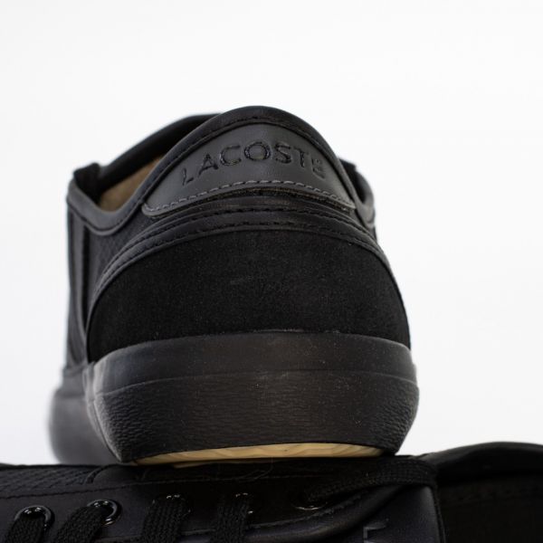 Кеди Lacoste Sideline 0721 1 CMA BLK/BLK CNV/LTH.