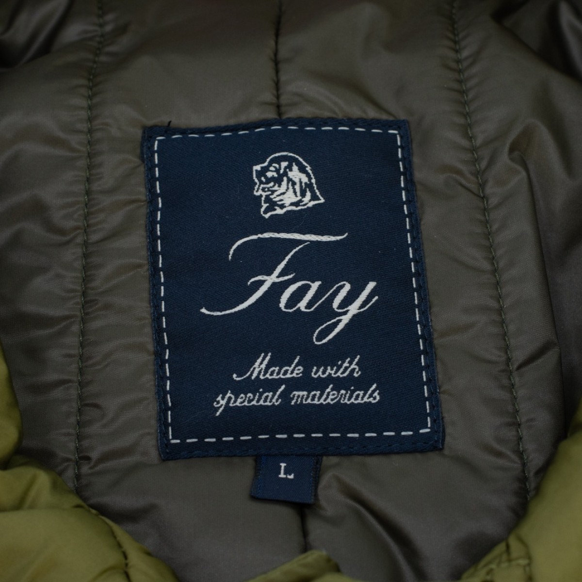 Парку Fay NAM13310920 Green Long