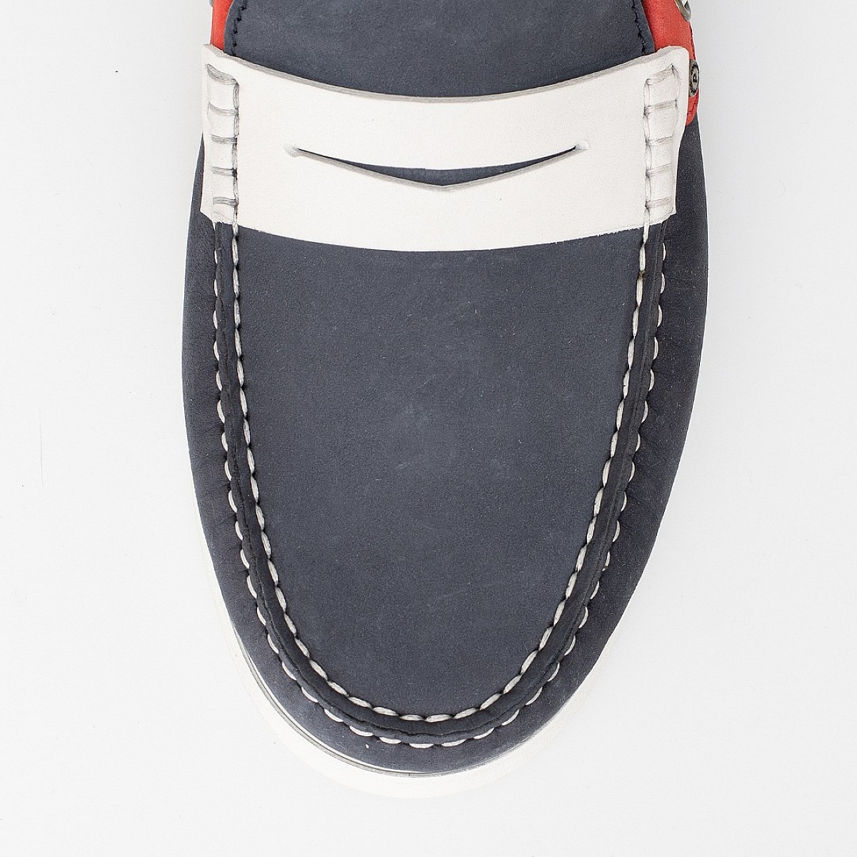 Мокасини Pollini Scarpau.Barca20 Nabuk Oceano+Rosso