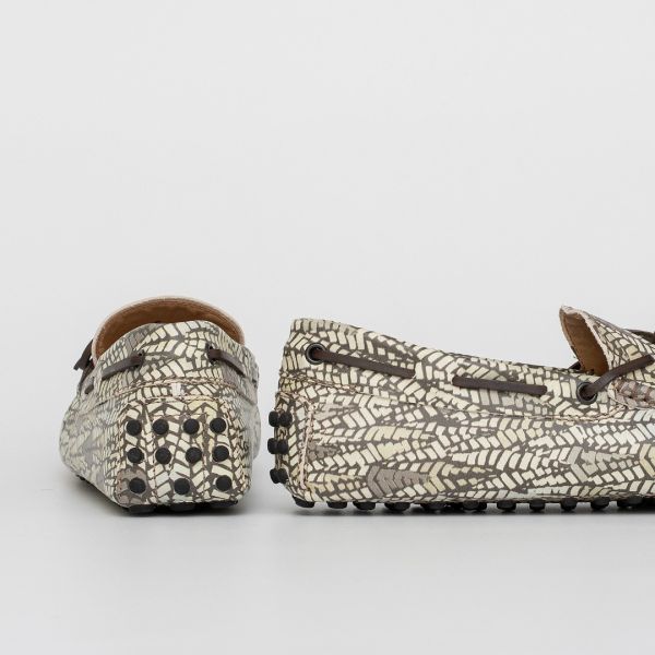 Мокасины Tod's Laccetto Occhielli Gommini WG 9TB Tortora Testa MO.