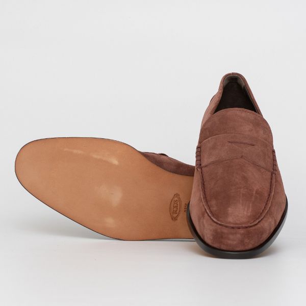 Лоферы Tod's Mocassino Boston Cuoio Leggero HG0 Mogano.