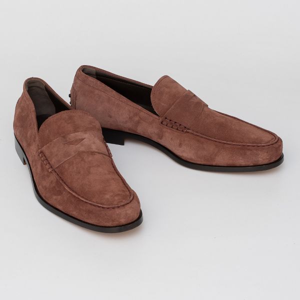 Лоферы Tod's Mocassino Boston Cuoio Leggero HG0 Mogano.