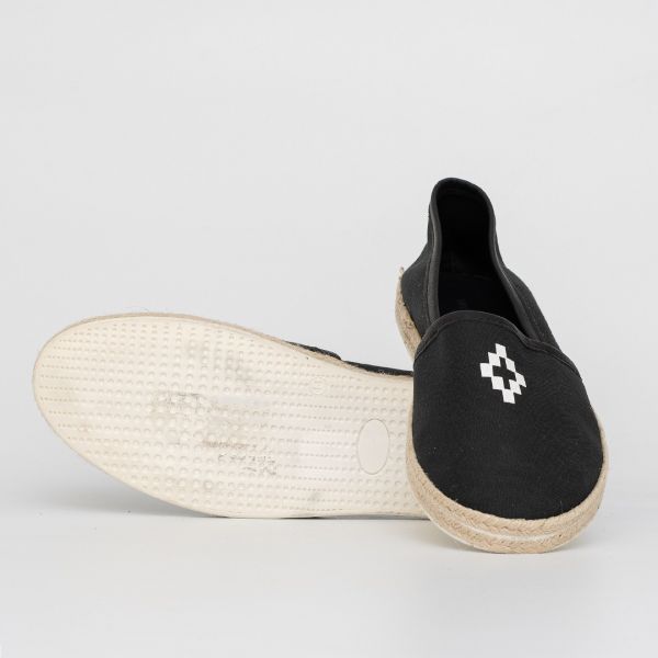Эспадрильи MARCELO Burlon Logo Espadrillas black/White.