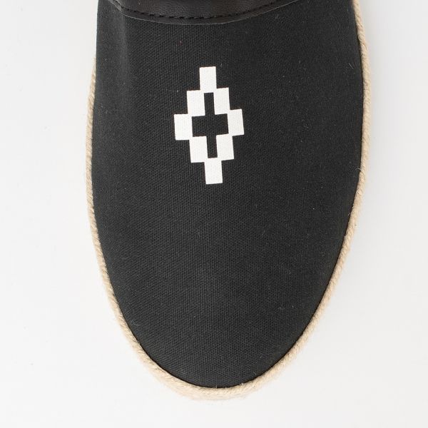 Эспадрильи MARCELO Burlon Logo Espadrillas black/White.