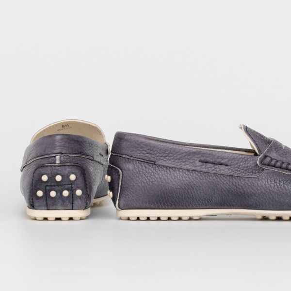 Мокасины Tod's Mocassino in blue.