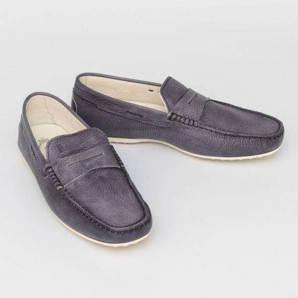 Мокасины Tod's Mocassino in blue.
