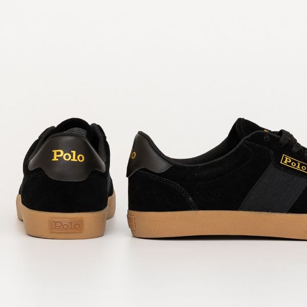 Кеды POLO Ralph Lauren Carryover Navy crt vlc-pwng-sk-vlc black.