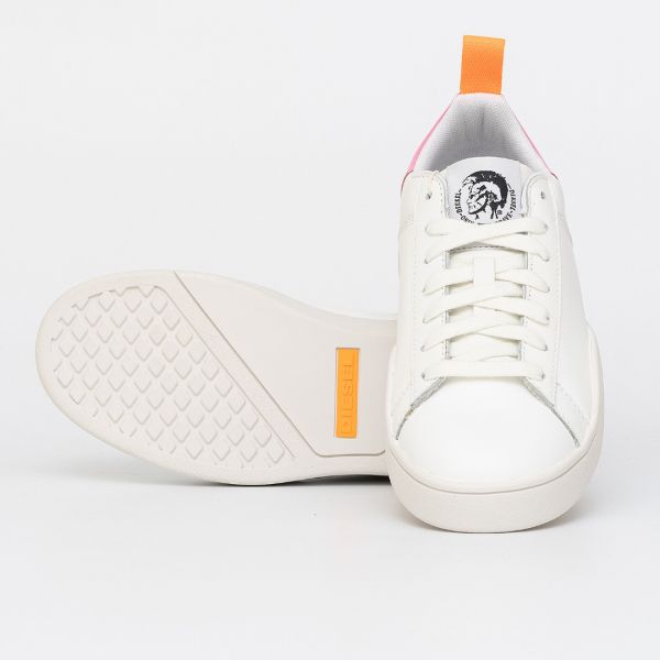 Кеды Diesel S-Clever Low Lace W White/Fluo Pink.