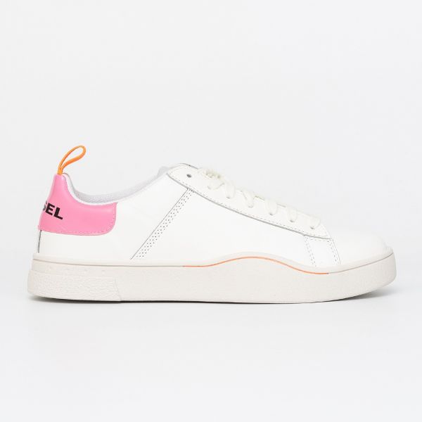 Кеды Diesel S-Clever Low Lace W White/Fluo Pink.