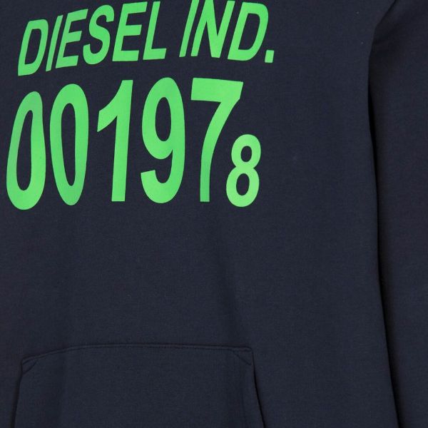 Худи Diesel S-Girk-Hood Felpa blue.