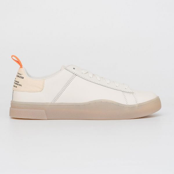 Кеды Diesel S-Clever Low Lace Star White/Fluo Peac.
