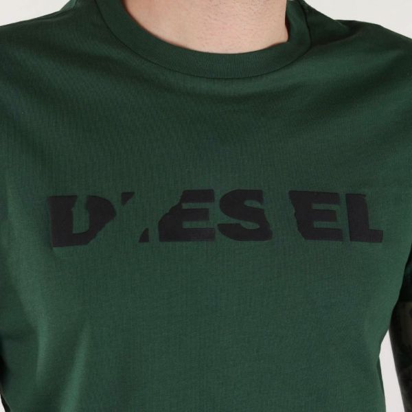 Футболка Diesel T-Diego-Brok Magliet verde.