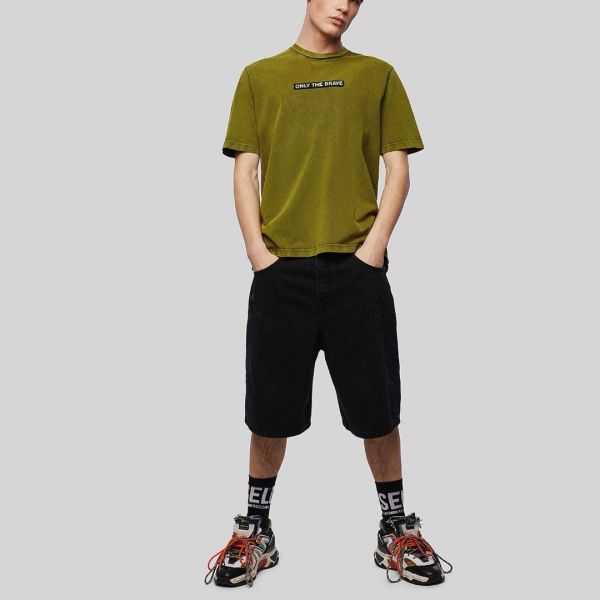 Футболка Diesel T-Just-Slits-T15 verde.