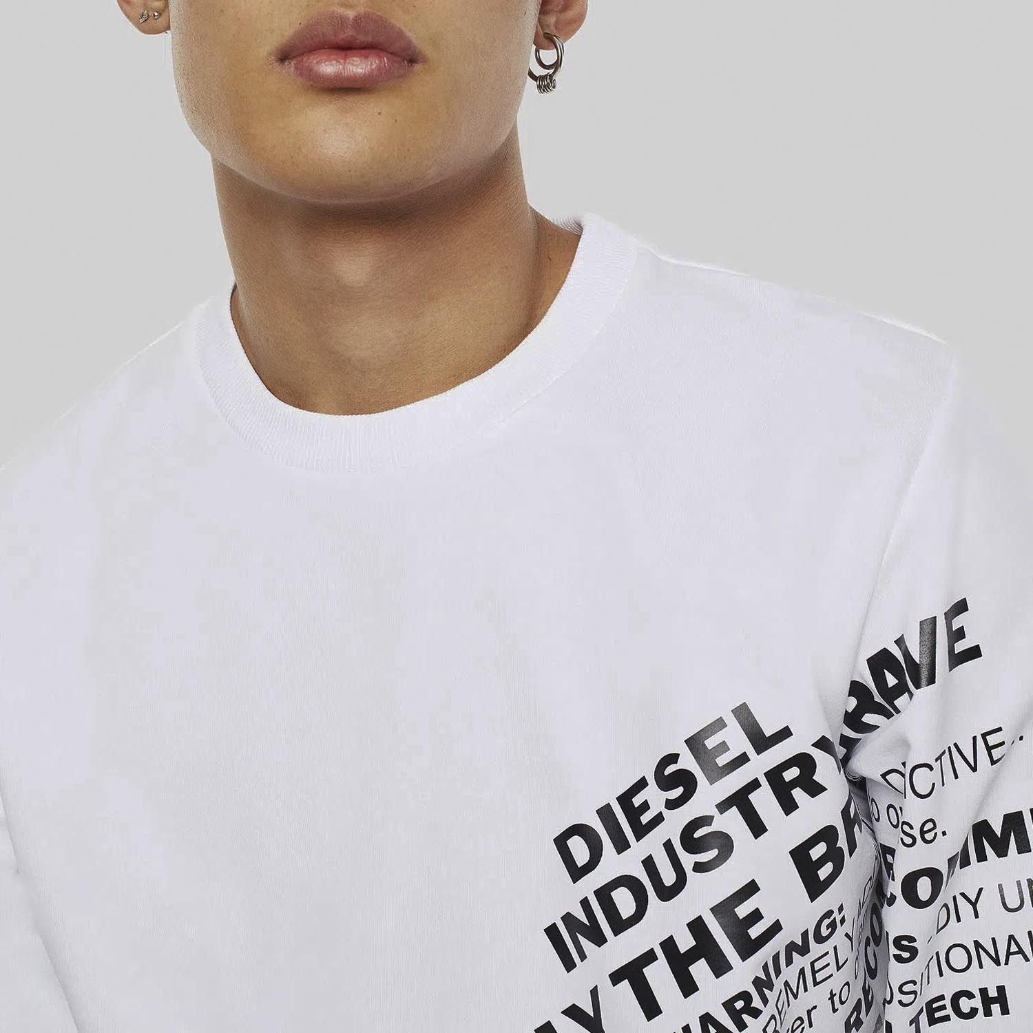 Світшот Diesel S-Girk-S1 Felpa white