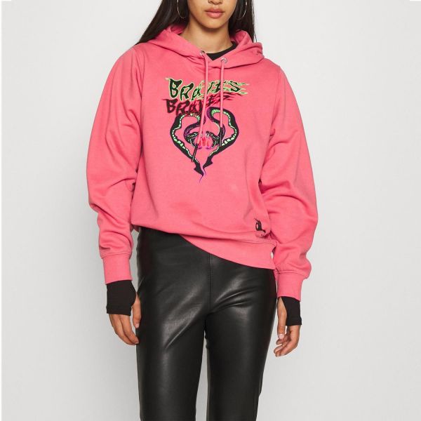 Худи Diesel F-Ang-Hood-K20 Felpa Pink.