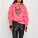 Худі Diesel F-Ang-Hood-K20 Felpa Pink