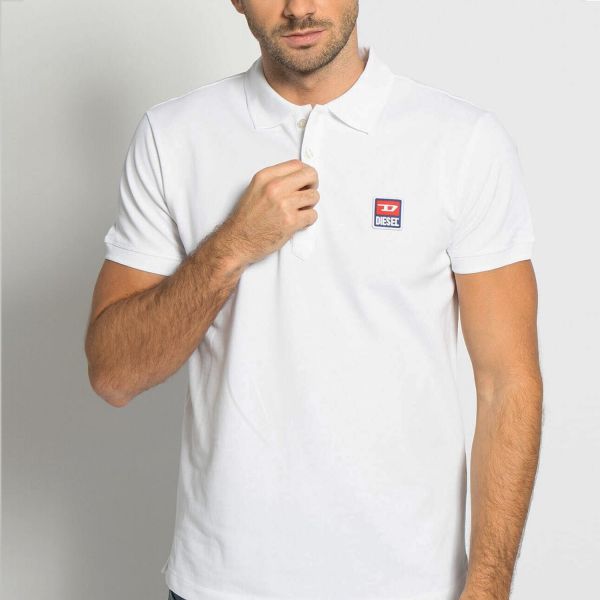 Поло Diesel T-Kal Patch Polo White.