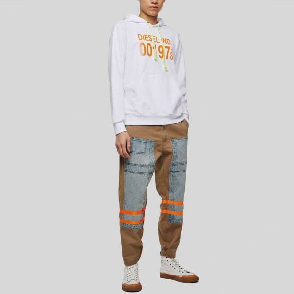 Худи Diesel S-Girk-Hood Felpa 00SAUN-0IAJH-100.