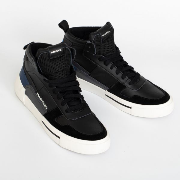 Кеды Diesel S-Dese MG Mid Black/Asphalt/Estate.