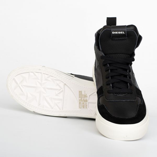 Кеды Diesel S-Dese MG Mid Black/Asphalt/Estate.