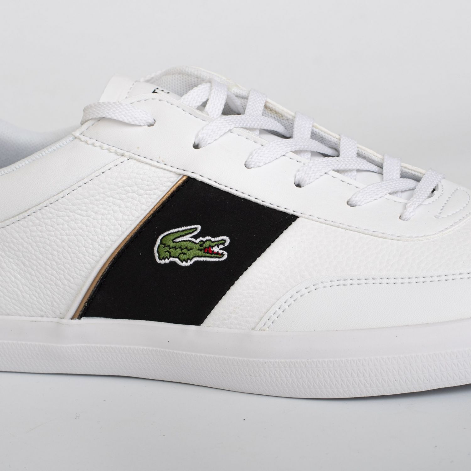Lacoste Court Master 319 6 CMA WHT BLK LTH SYN