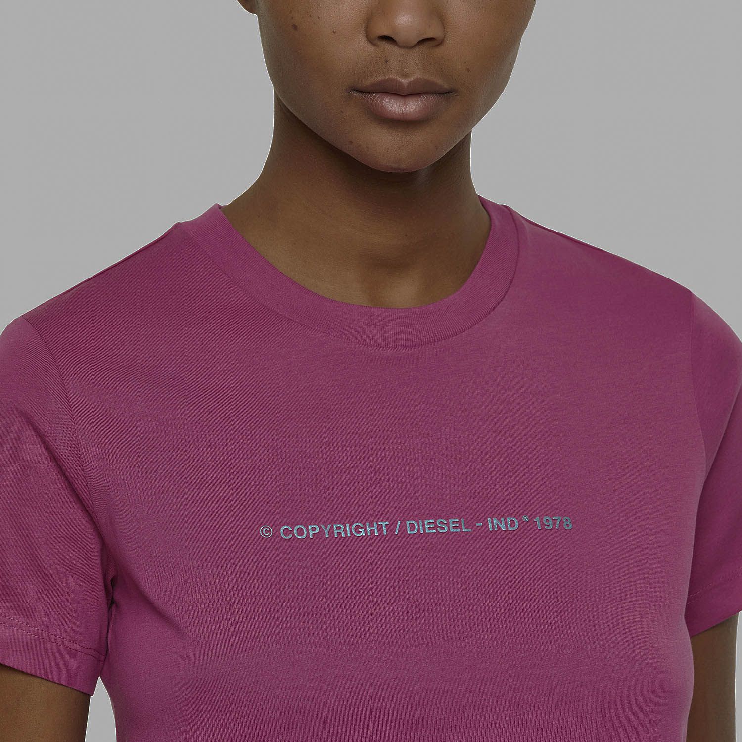 Футболка Diesel T-Sily-Copy T-shirt pink