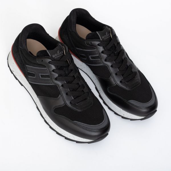 Кроссовки Hogan R261 Allacciato IHM Nero.