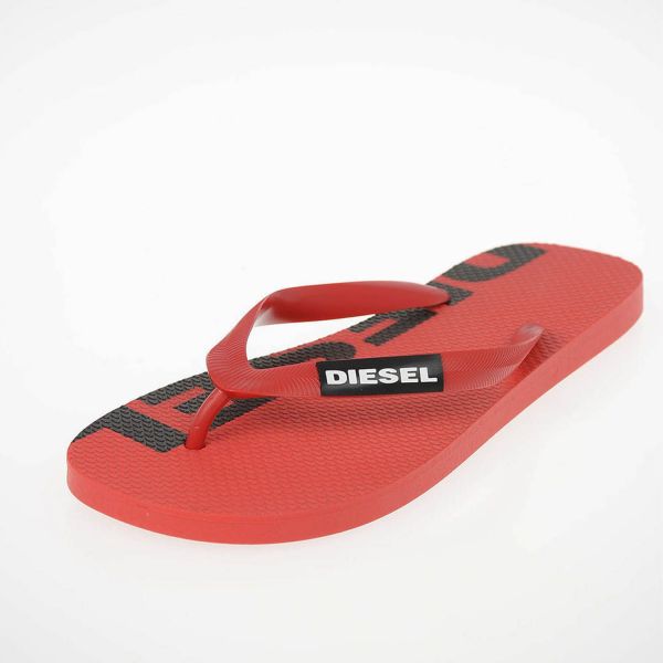 Шлепанцы Diesel SA-Briian Fiery Red/White.