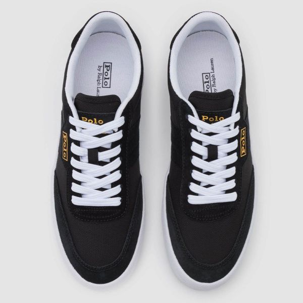 Кеды POLO Ralph Lauren Court VLC-SK-VLC-Black.