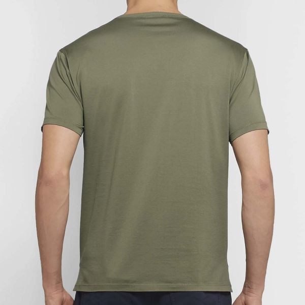 Футболка Ermenegildo Zegna US526 green.