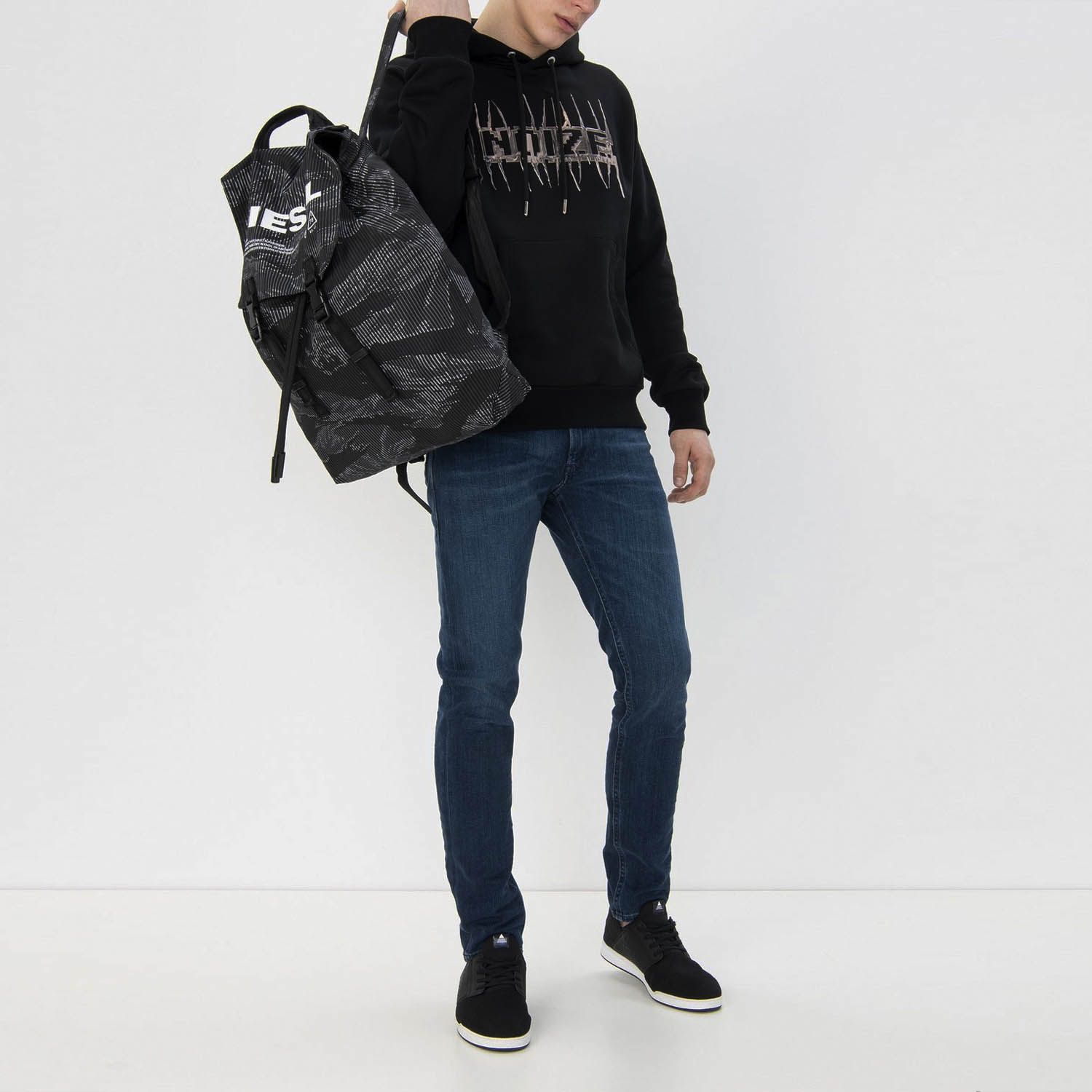 Худі Diesel S-Girk-Hood-J1 Felpa black