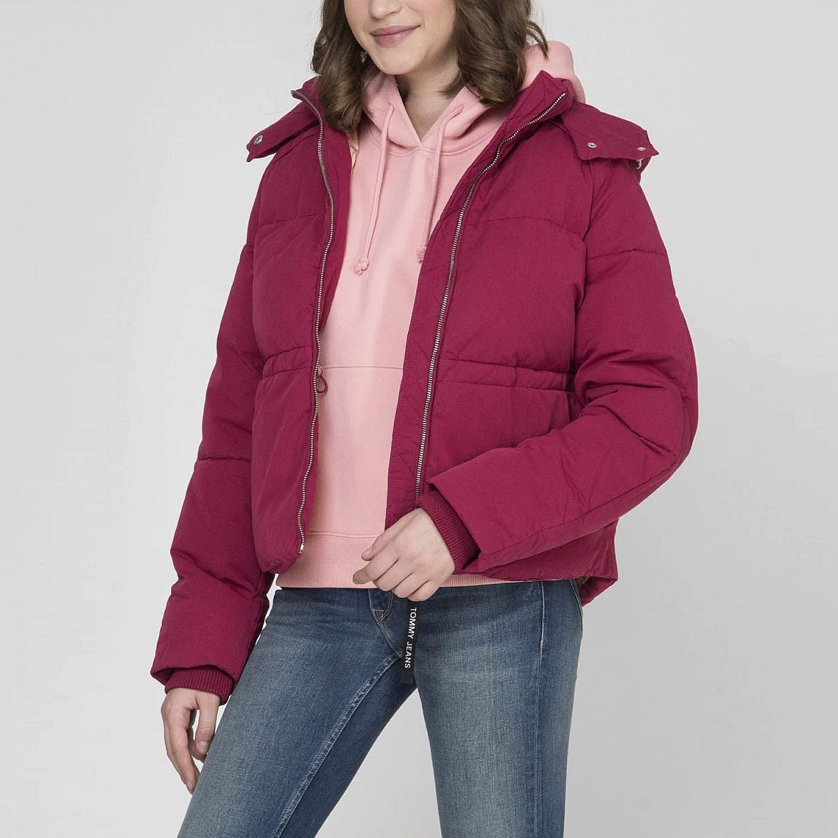Пуховик Tommy Hilfiger TJW Tommy Puffa Jacket Pink