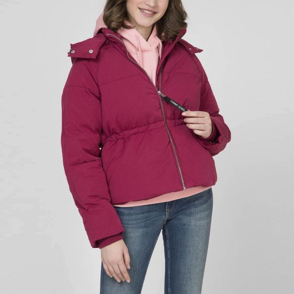 Пуховик Tommy Hilfiger TJW Tommy Detail Puffa Jacket Pink.