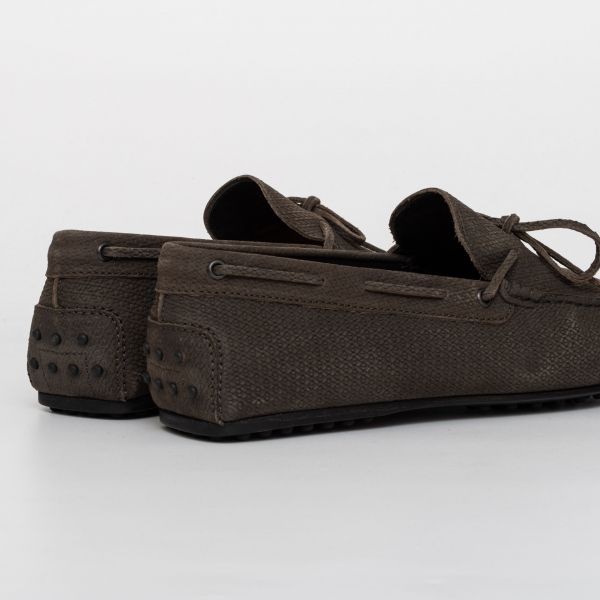 Мокасины Tod's Laccetto City Gommino FLA Carbone.