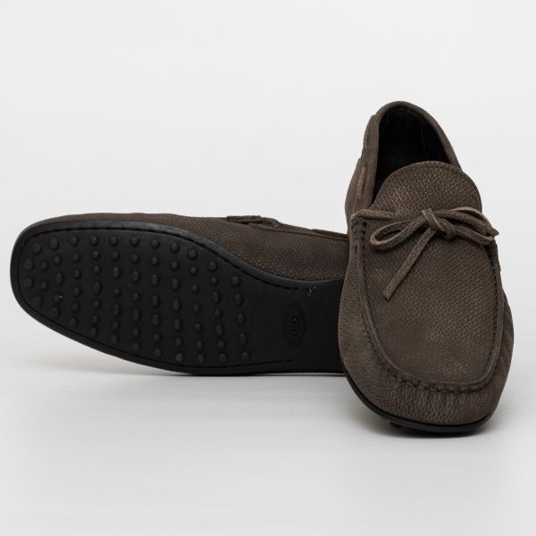 Мокасины Tod's Laccetto City Gommino FLA Carbone.