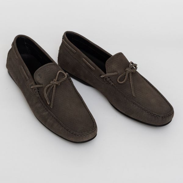Мокасины Tod's Laccetto City Gommino FLA Carbone.