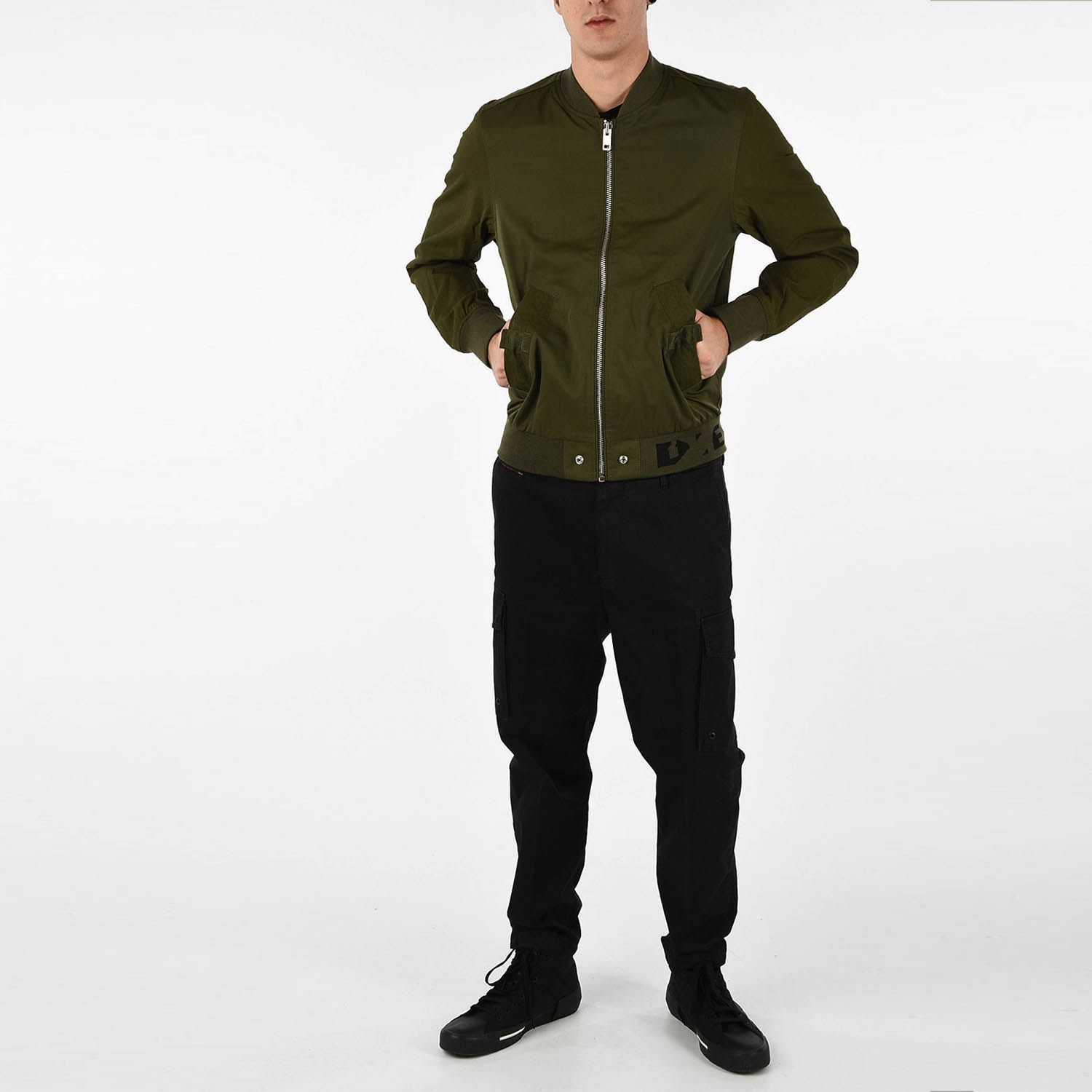 Diesel J Gate Jacket 00S83A 0DARI 51F brand centr