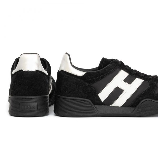 Кеды Hogan H357 PROG.Sporty Mod.Sneaker JCN Argento Bianco N.