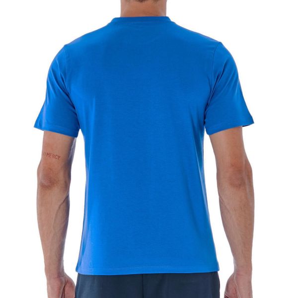 Футболка Baldinini T-shirt girocollo big logo light blu.