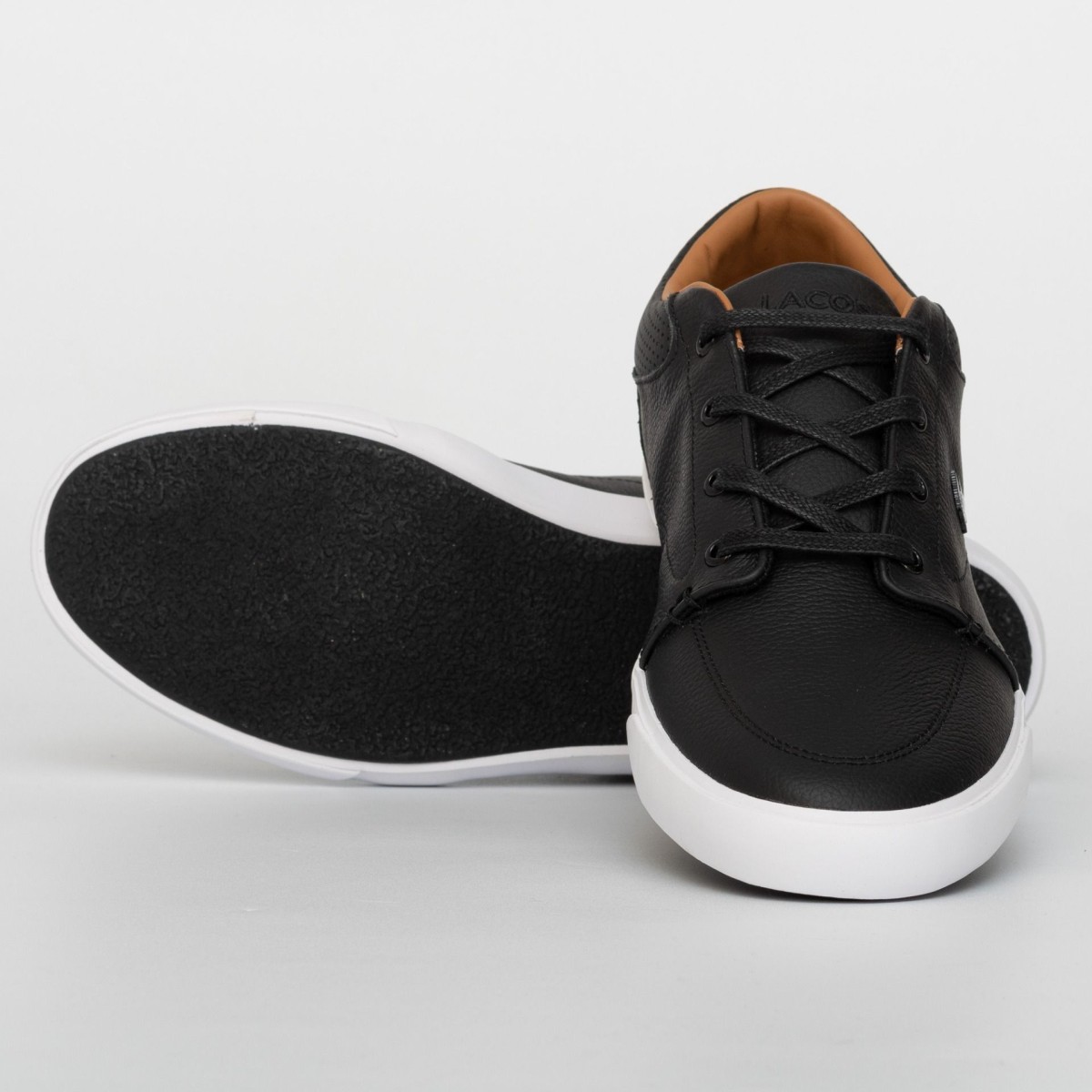 Кеди Lacoste Bayliss Vulc PRM US SPM LTH/SYN BLK/BLK