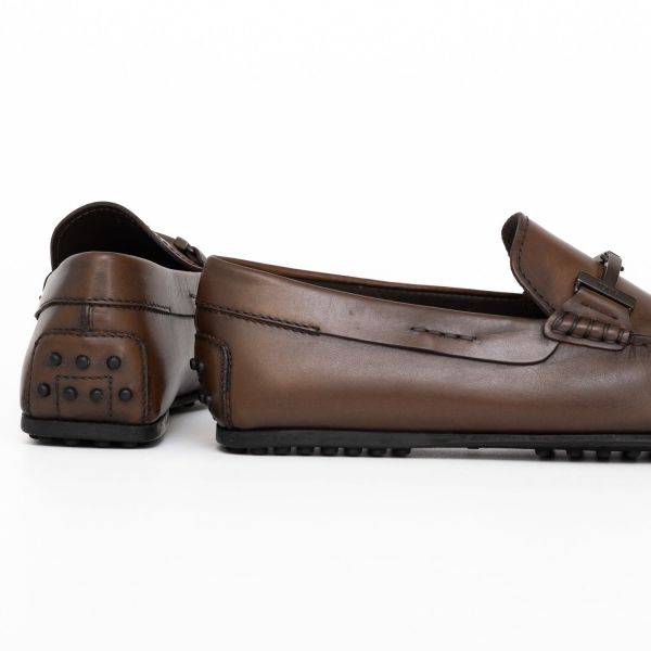 Мокасины Tod's Doppia T CA75 Anel City Gommino D9C Cacao.