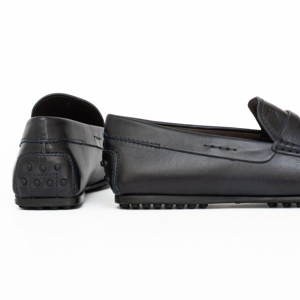Мокасины Tod's Mocassino City Gommino WSH Blu.