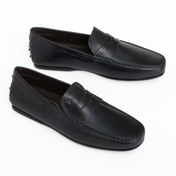 Мокасины Tod's Mocassino City Gommino WSH Blu.