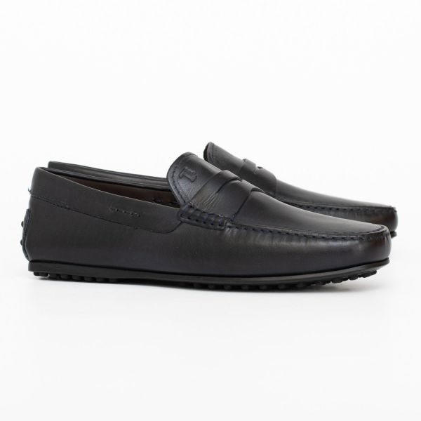 Мокасины Tod's Mocassino City Gommino WSH Blu.