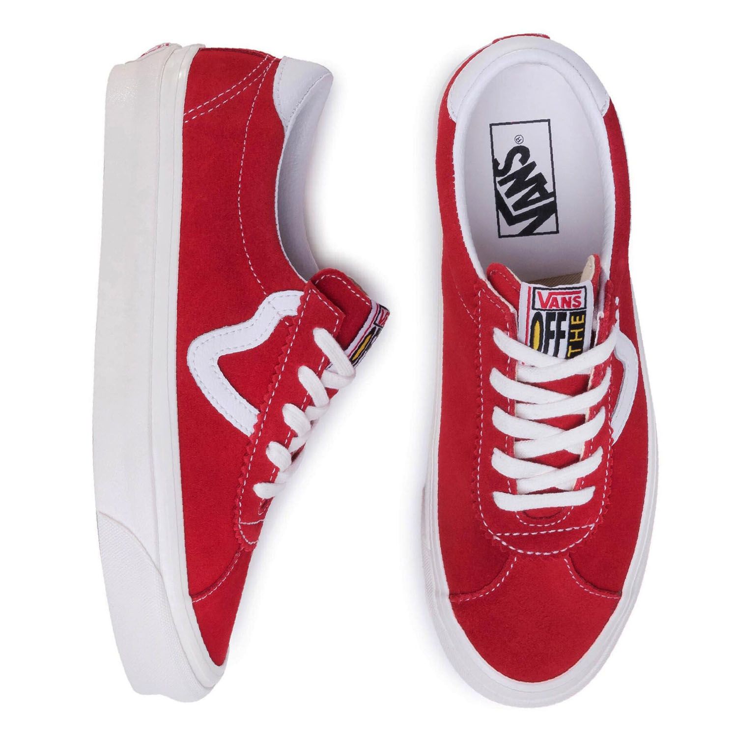 Vans style 73 red top