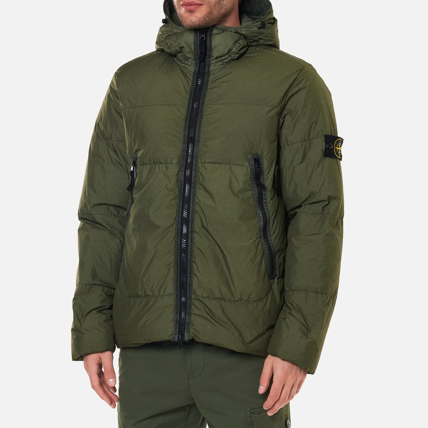 Пуховик Stone Island 751540123.V0055 за акційною ціною в аутлет 